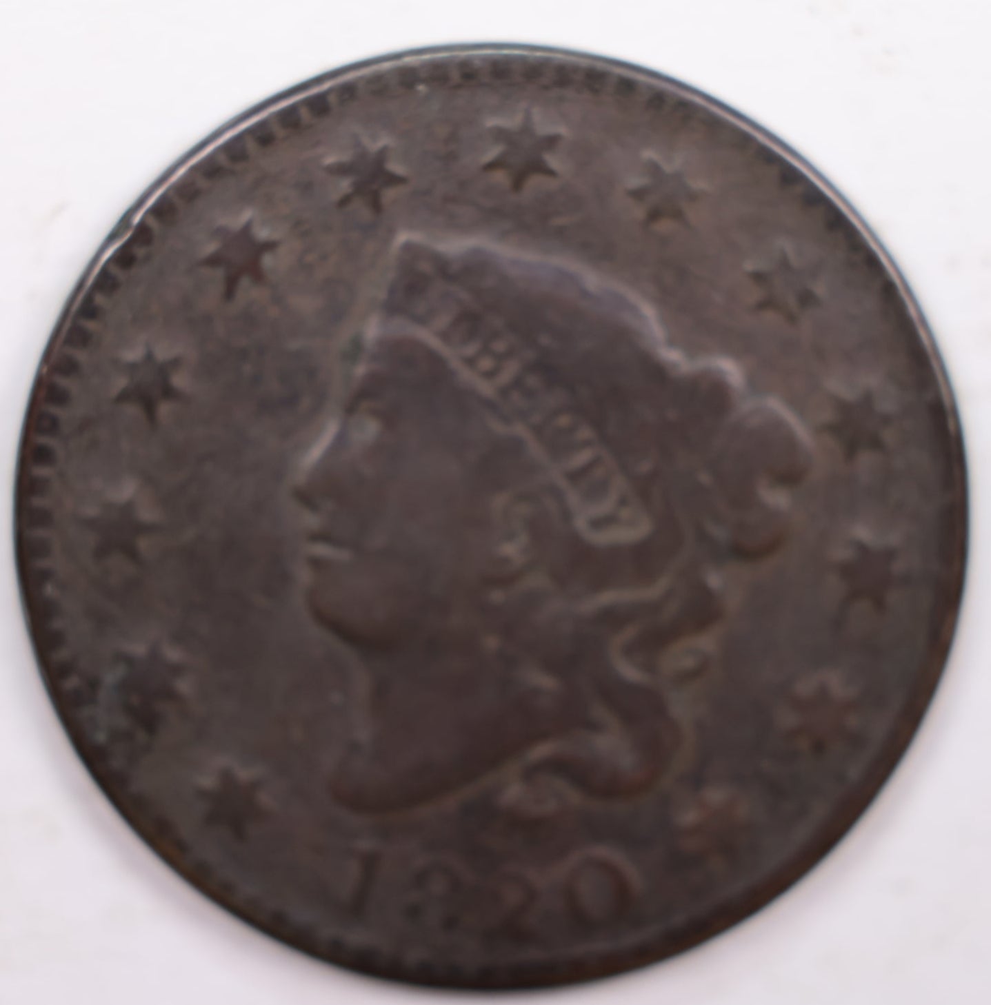 1820 Large Cent., Small Date., Fine Details., Circulated Coin., Store #CT0326