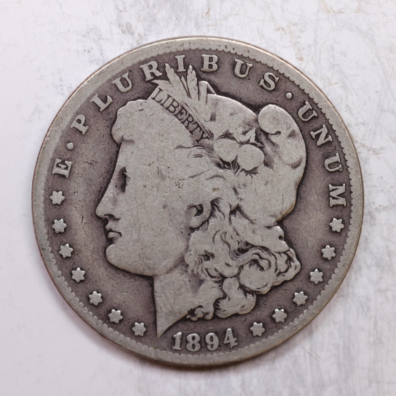 1894-O Morgan Silver Dollar, Very Good Circulated Coin, Store Sale #DR0184