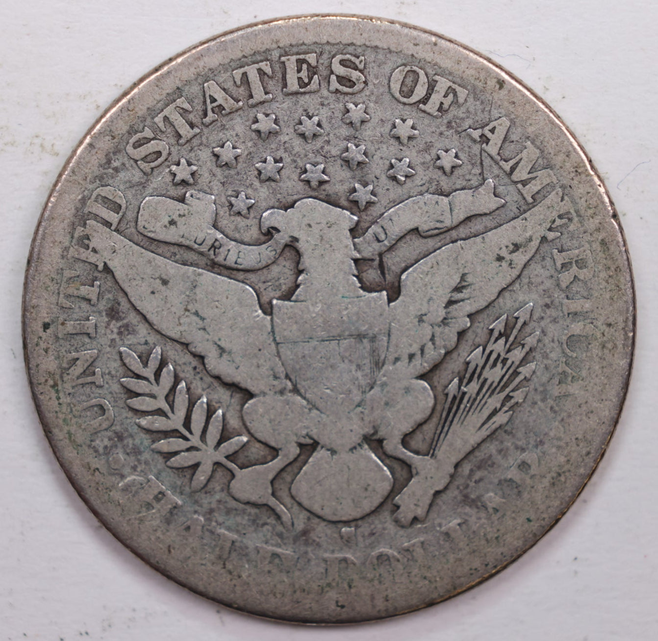 1897-S Barber Silver Half Dollar, Good Circulated Coin, Store #HR0444