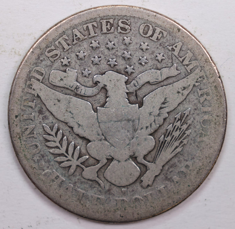 1897-S Barber Silver Half Dollar., Good Circulated Coin., Store