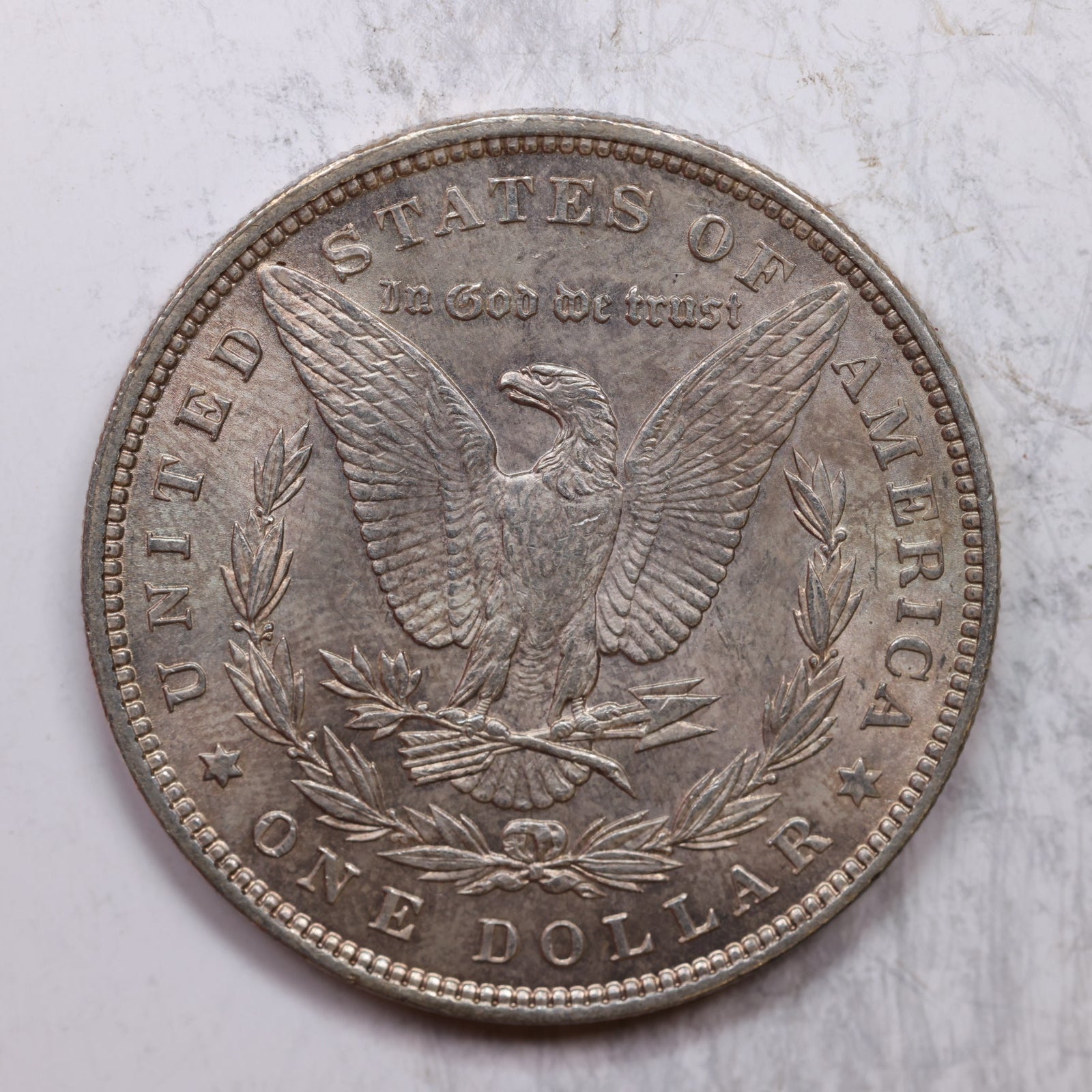 1896 Morgan Dollar, Mint State Uncirculated Coin, Store #DR0186