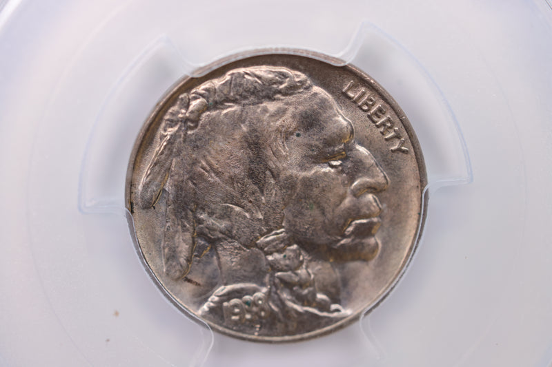 1938-D/S Buffalo Nickel., D over S., PCGS MS-65.,  SALE