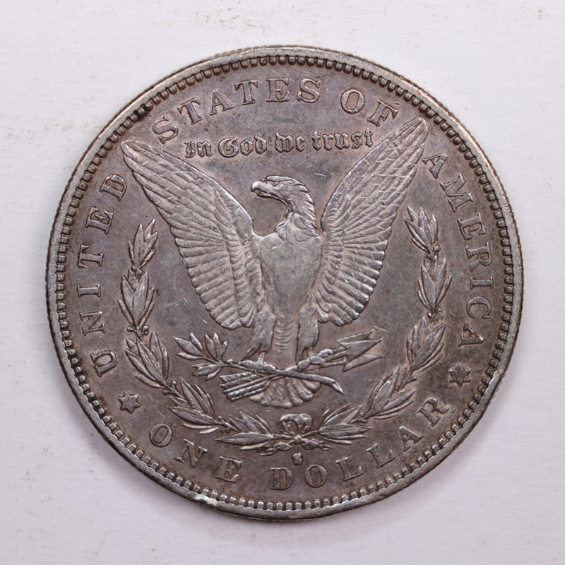 1890-S Morgan Silver Dollar., About Uncirculated Coin., SALE