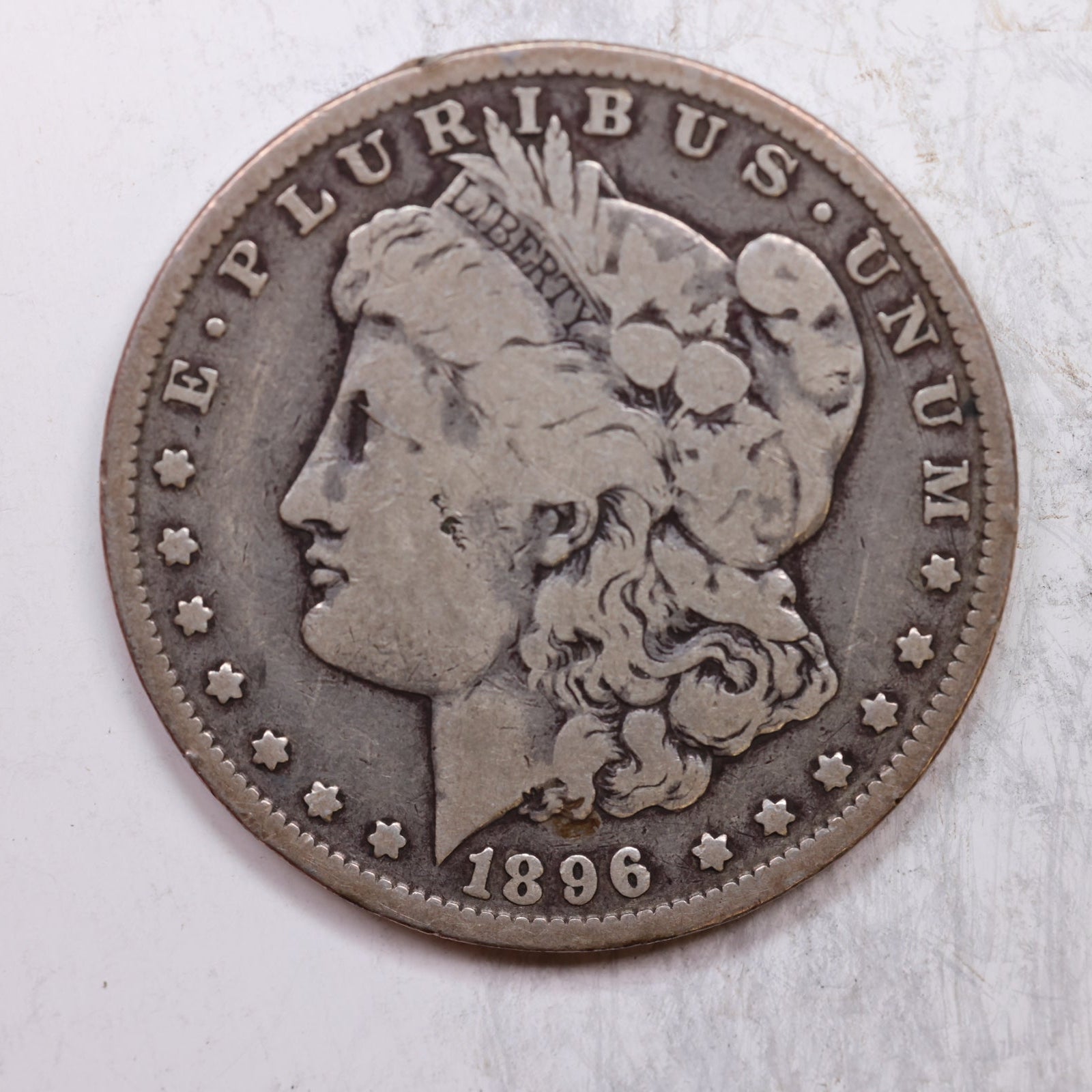1896-O Morgan Dollar, Very Good+ Circulated Coin, Store #DR0189