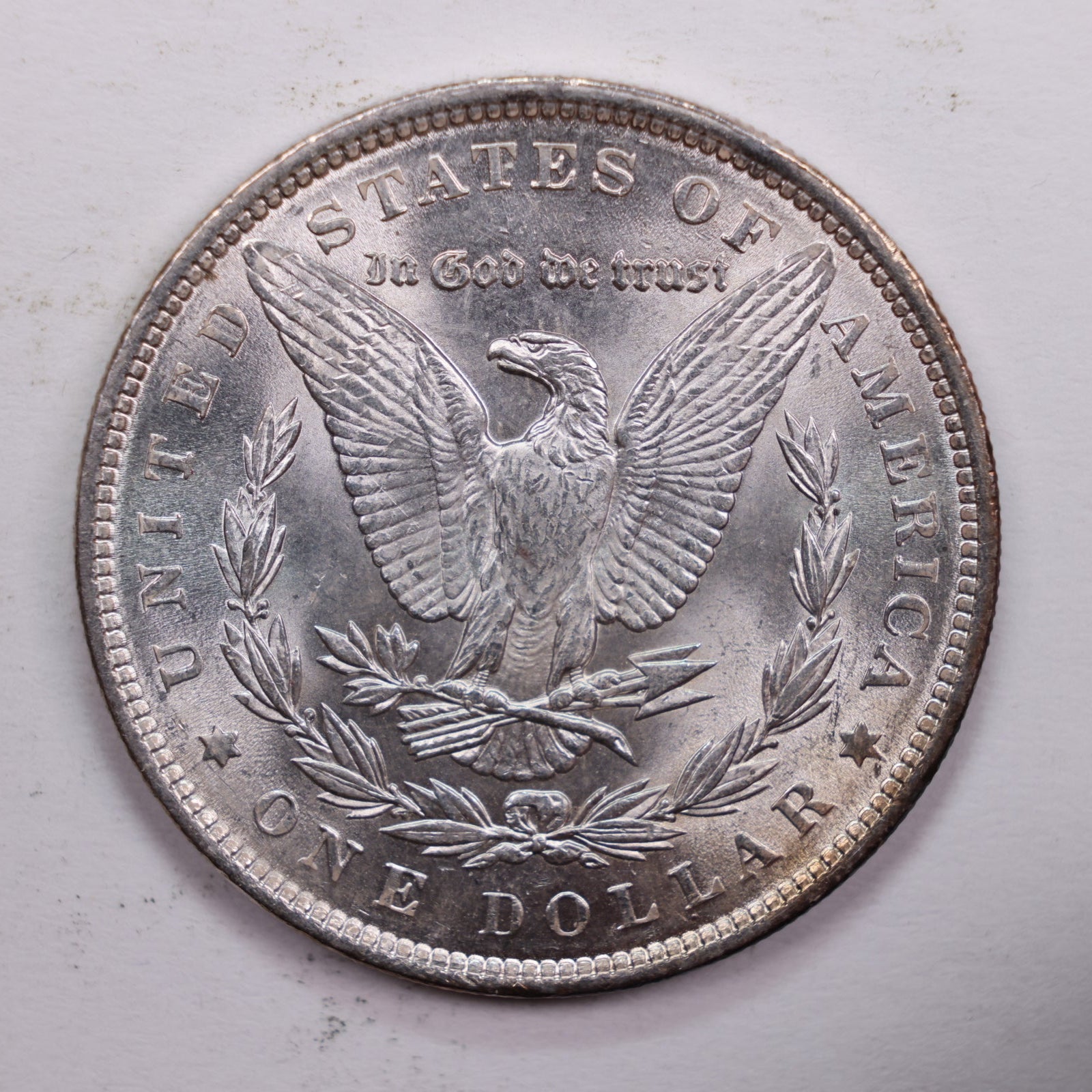 1890 Morgan Dollar, Mint State Uncirculated Coin, Store #DR0607