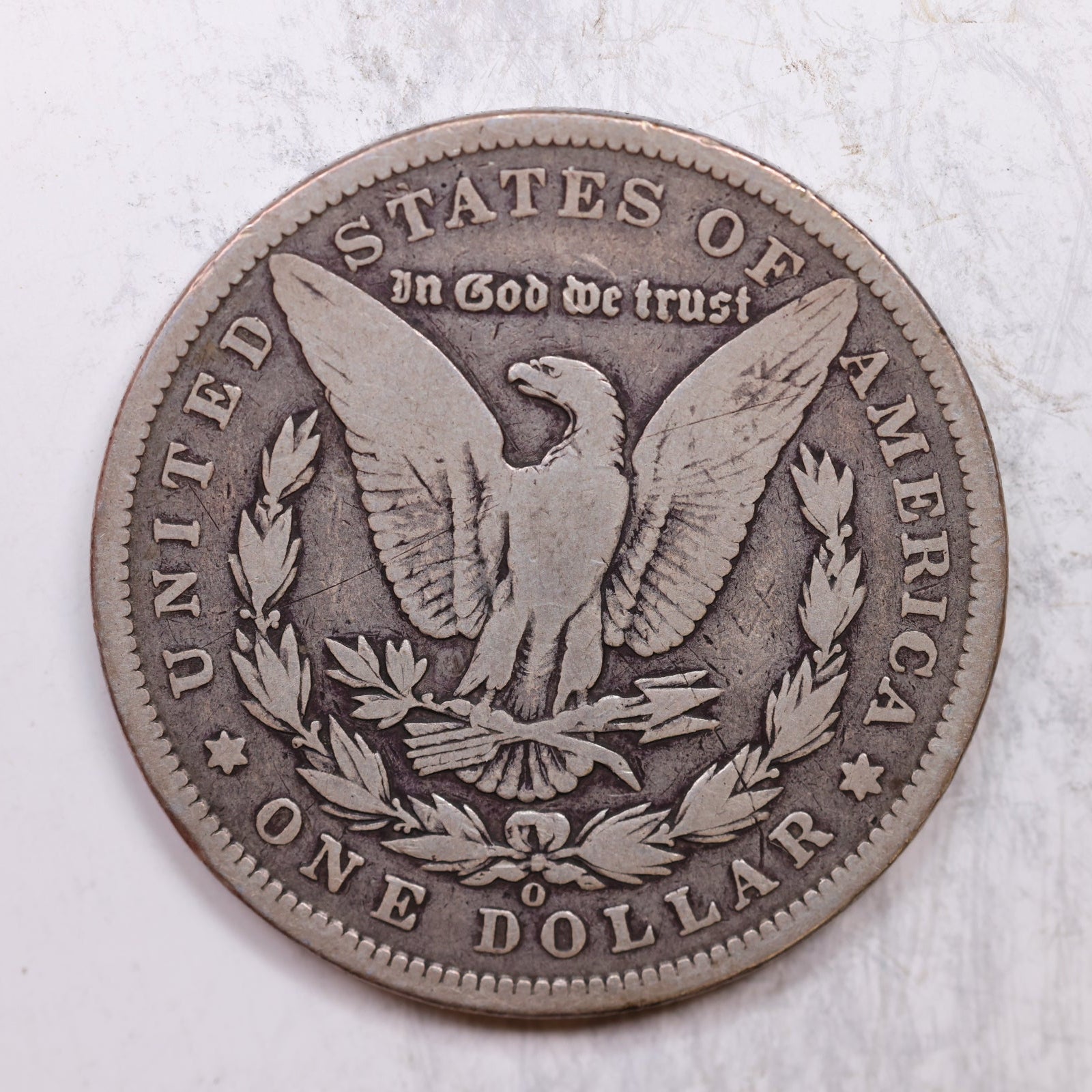 1896-O Morgan Dollar, Very Good+ Circulated Coin, Store #DR0189