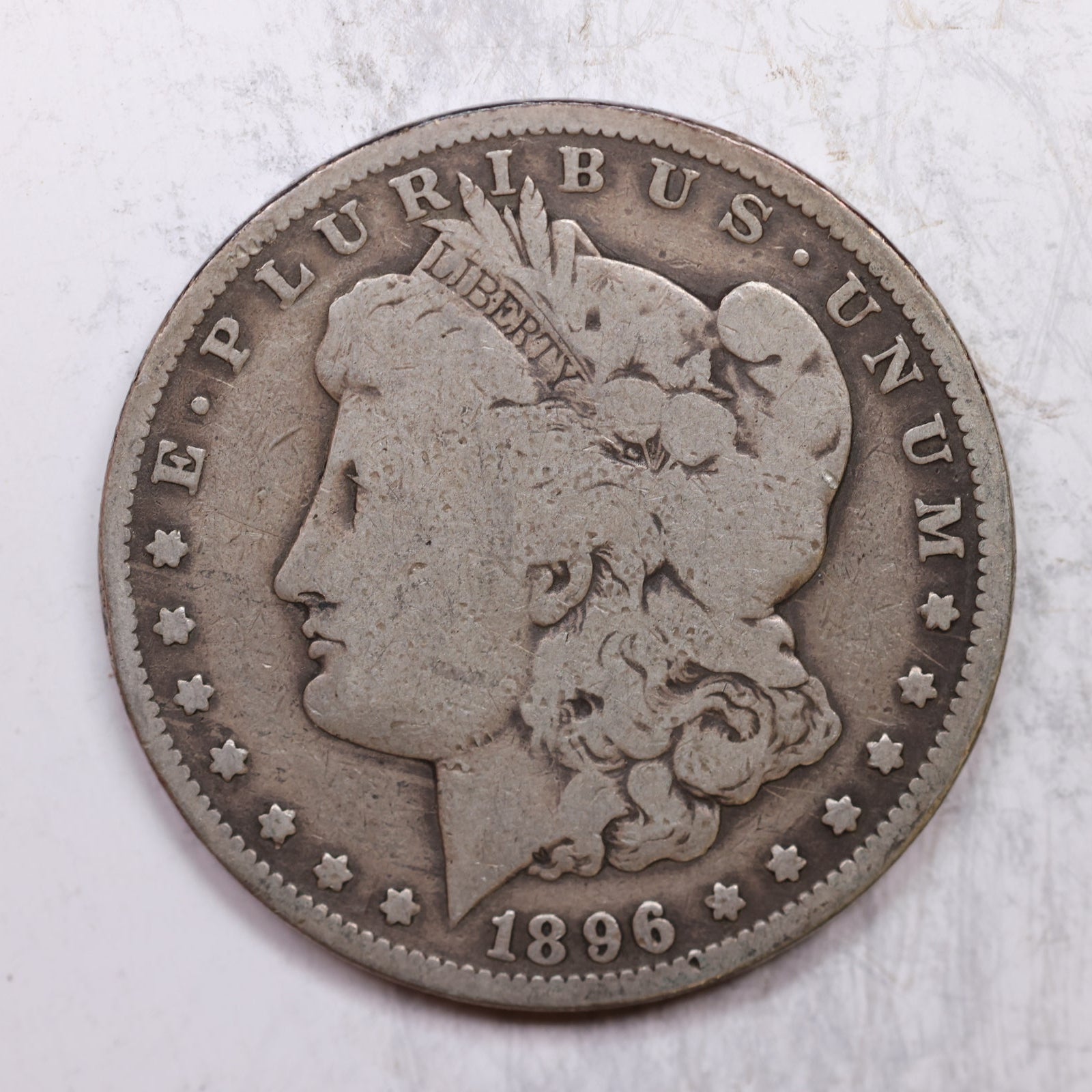 1896-O Morgan Dollar, Fine Circulated Coin, Store #DR0196
