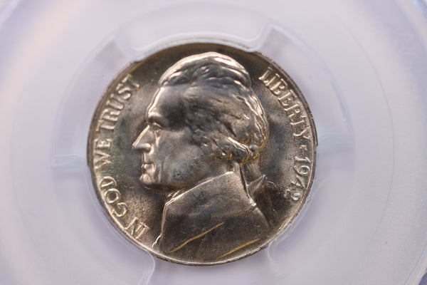 1942-P Jefferson Nickel., PCGS MS65., Type-2 (Silver)., SALE #88242