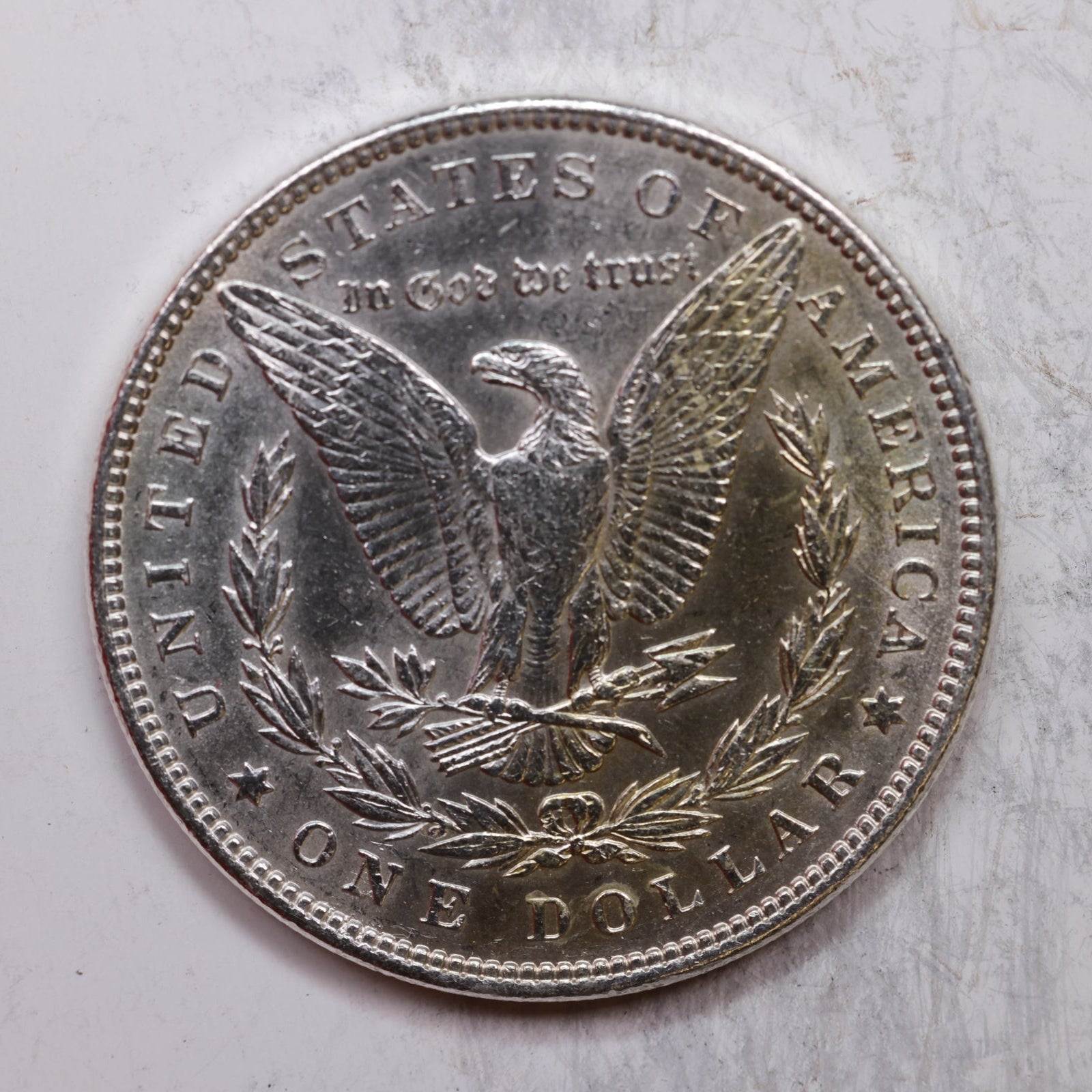1897 Morgan Dollar, Uncirculated Mint Coin, Store #DR0201