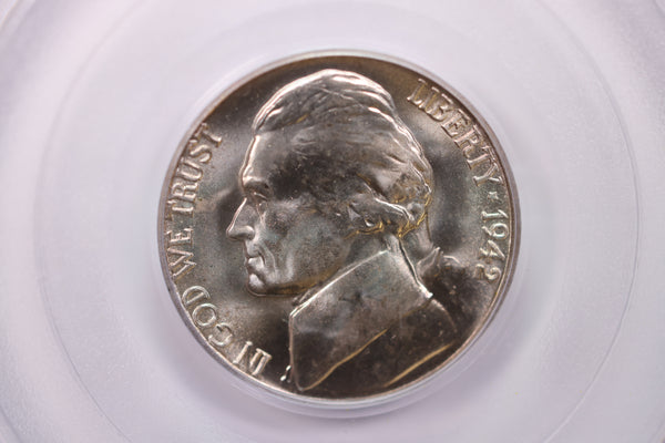1942-S Jefferson Silver Nickel., PCGS MS-66., SALE #88244
