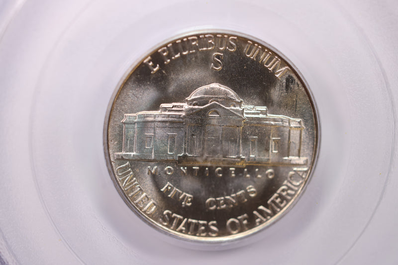 1942-S Jefferson Silver Nickel., PCGS MS-66., SALE