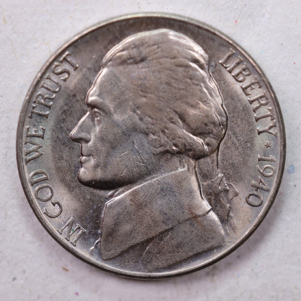 1940-S Jefferson Nickel, Uncirculated coin, Store #11009