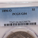 1896-O Morgan Silver Dollar., PCGS Good-4., STORE