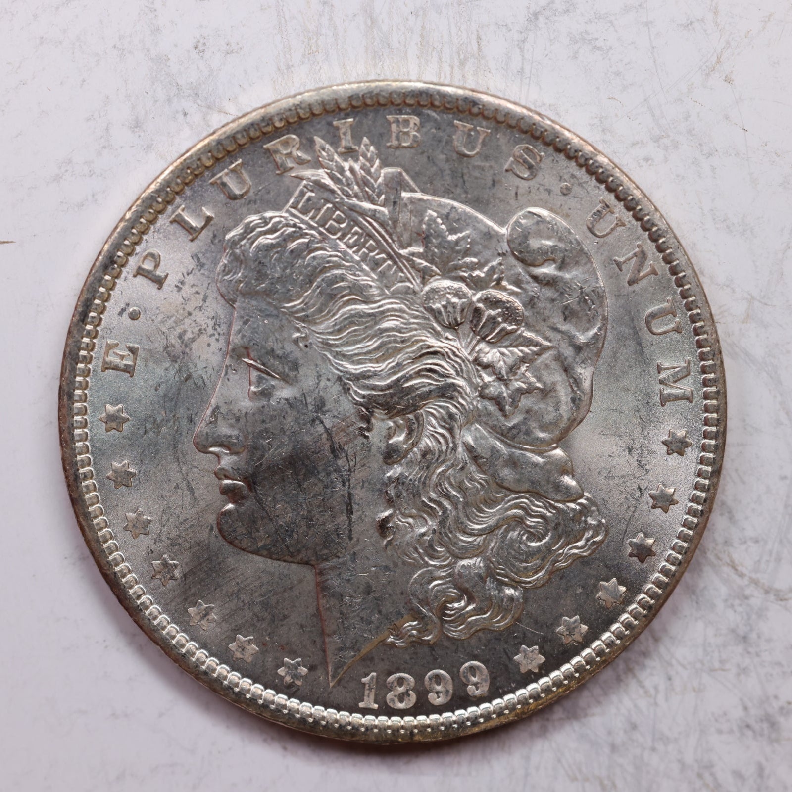 1899-O Morgan Dollar, Mint State Uncirculated Coin, Store Sale #DR0219