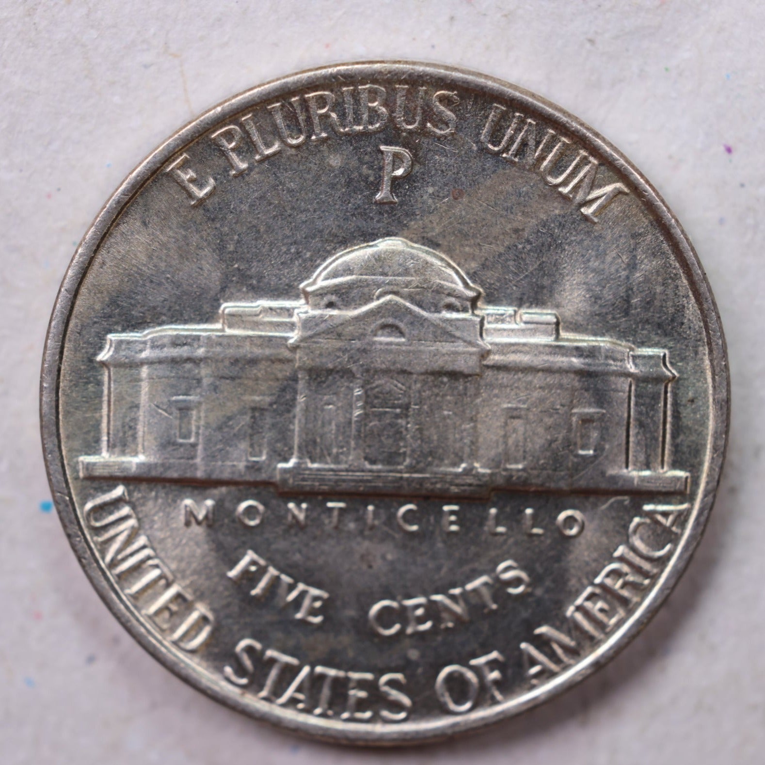 1944-P Jefferson Silver Nickel, Uncirculated coin, Store #UN944P