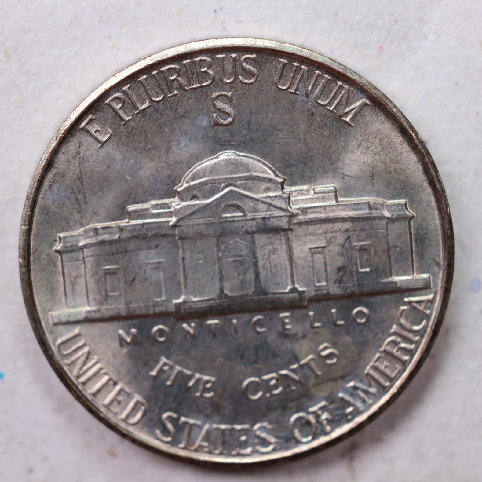 1943-S Jefferson Silver Nickel, Uncirculated coin, Store #UN943S