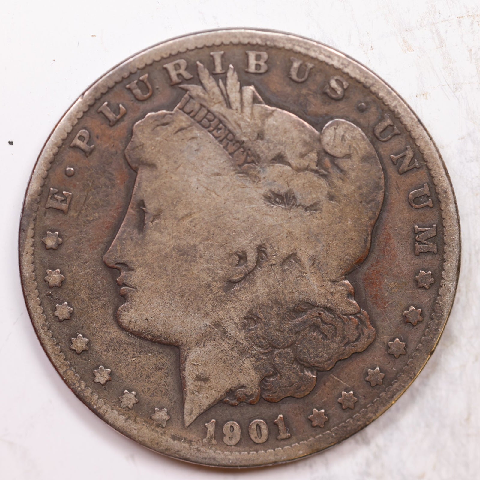 1901-S Morgan Silver Dollar, Good Circulated Coin, Store Sale #DR0232