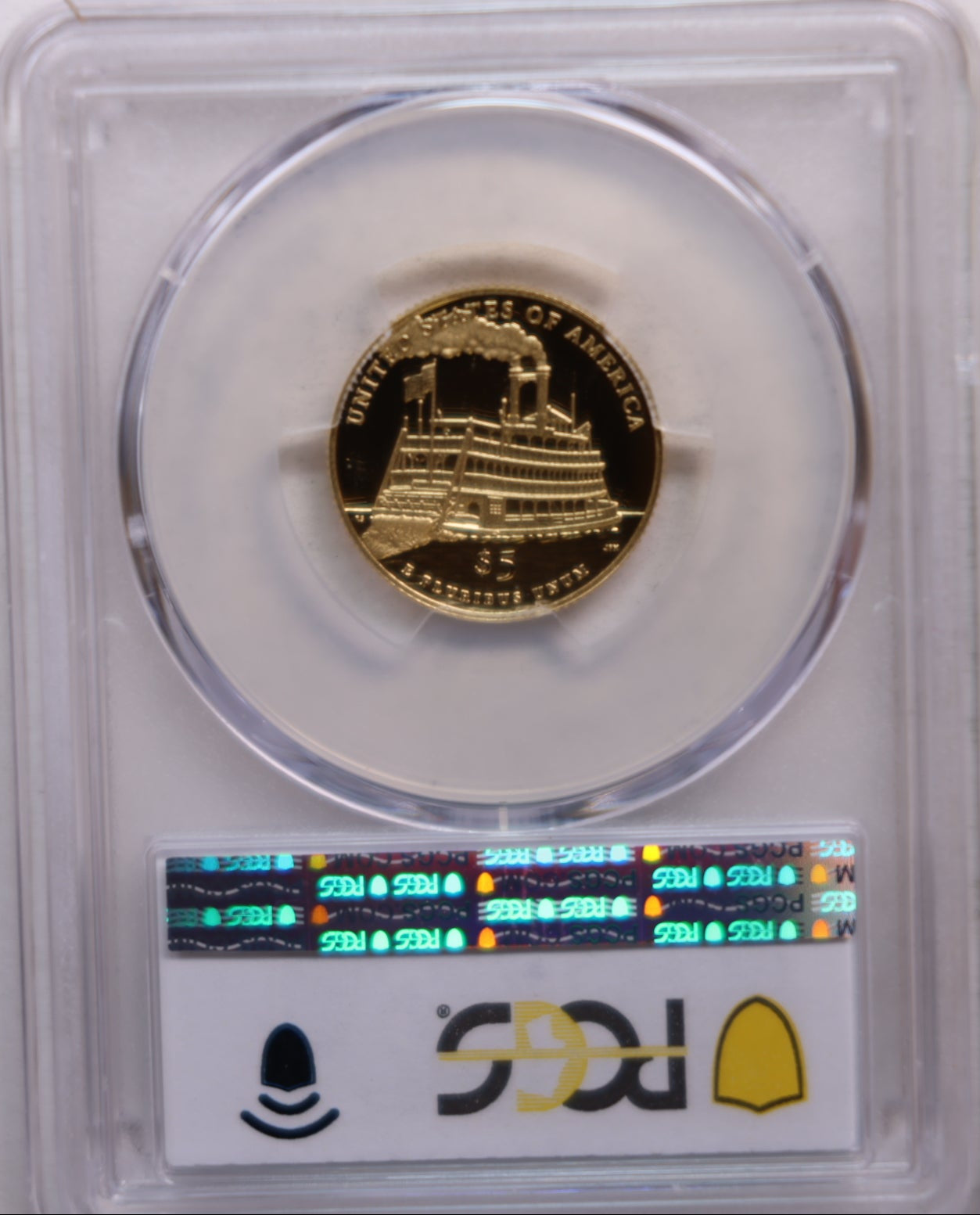 2016-W $5 Mark Twain, Gold Commemorative, Proof Strike, PCGS PF-70, Store #GMC298.