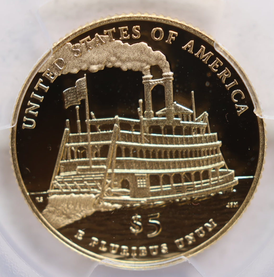 2016-W $5 Mark Twain, Gold Commemorative, Proof Strike, PCGS PF-70, Store #GMC298.