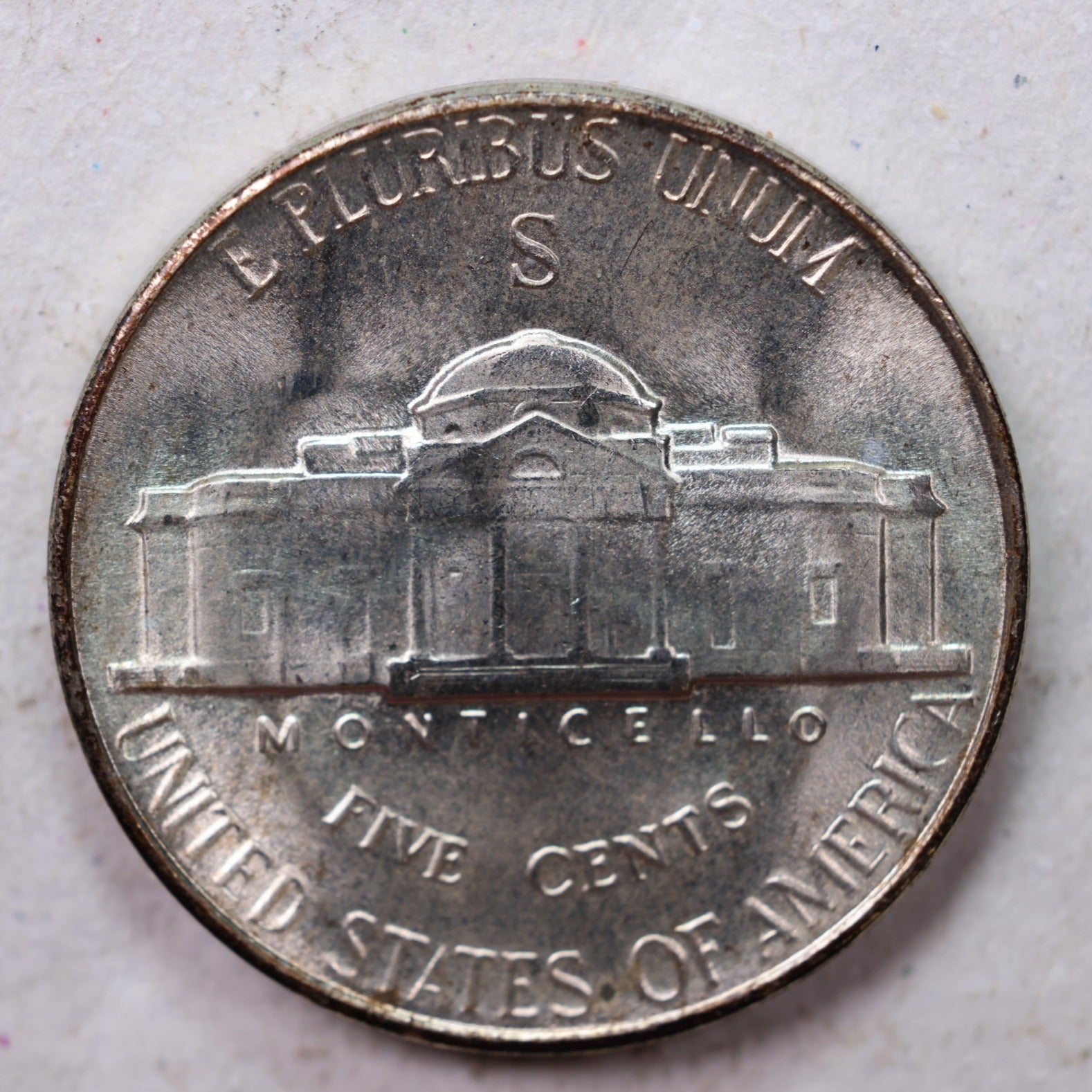 1945-S Jefferson Silver Nickel, Uncirculated coin, Store #UN945S