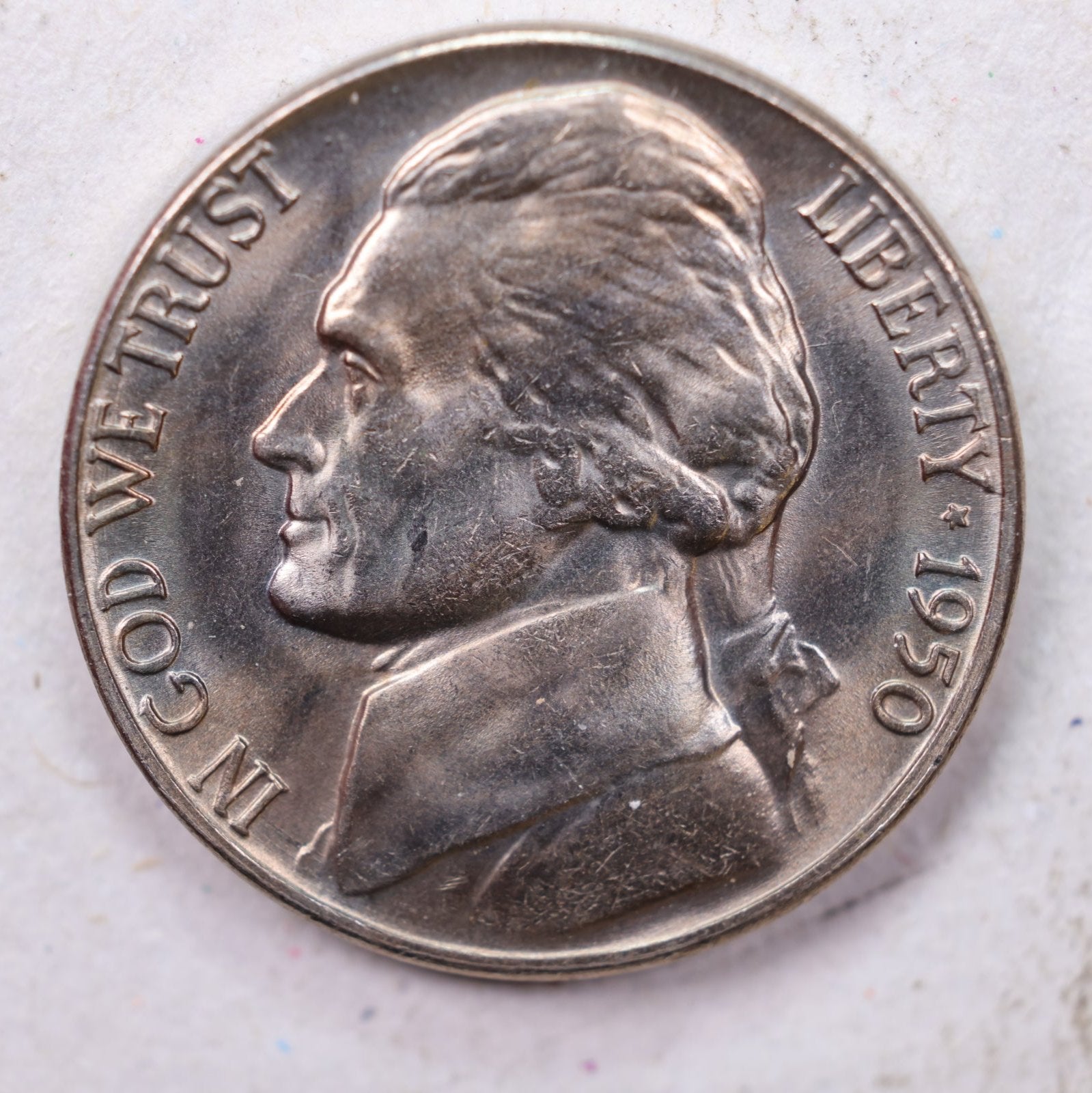 1950 Jefferson Nickel, Uncirculated coin, Store #UN950