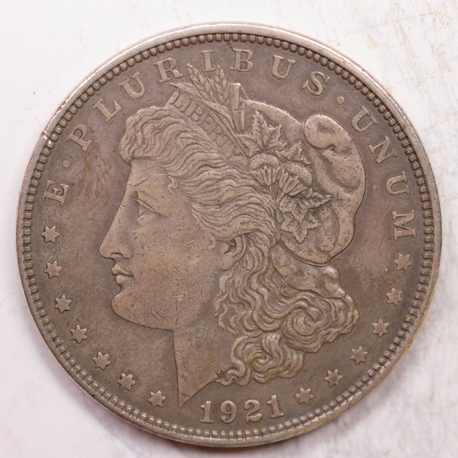 1921-D Morgan Silver Dollar, Very Fine Circulated Coin, Store Sale #DR0273