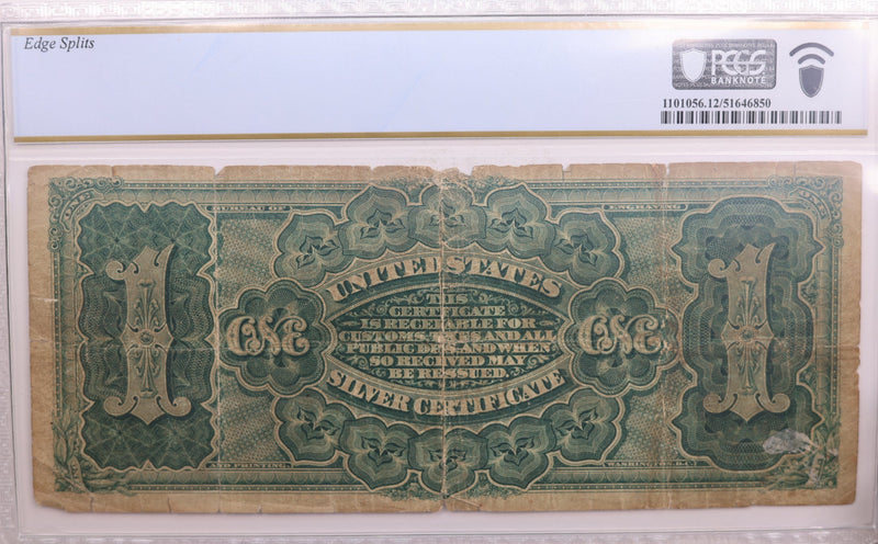 1886 $1., Silver Certificate., 'Martha'., FR: 215., PCGS F12., Store