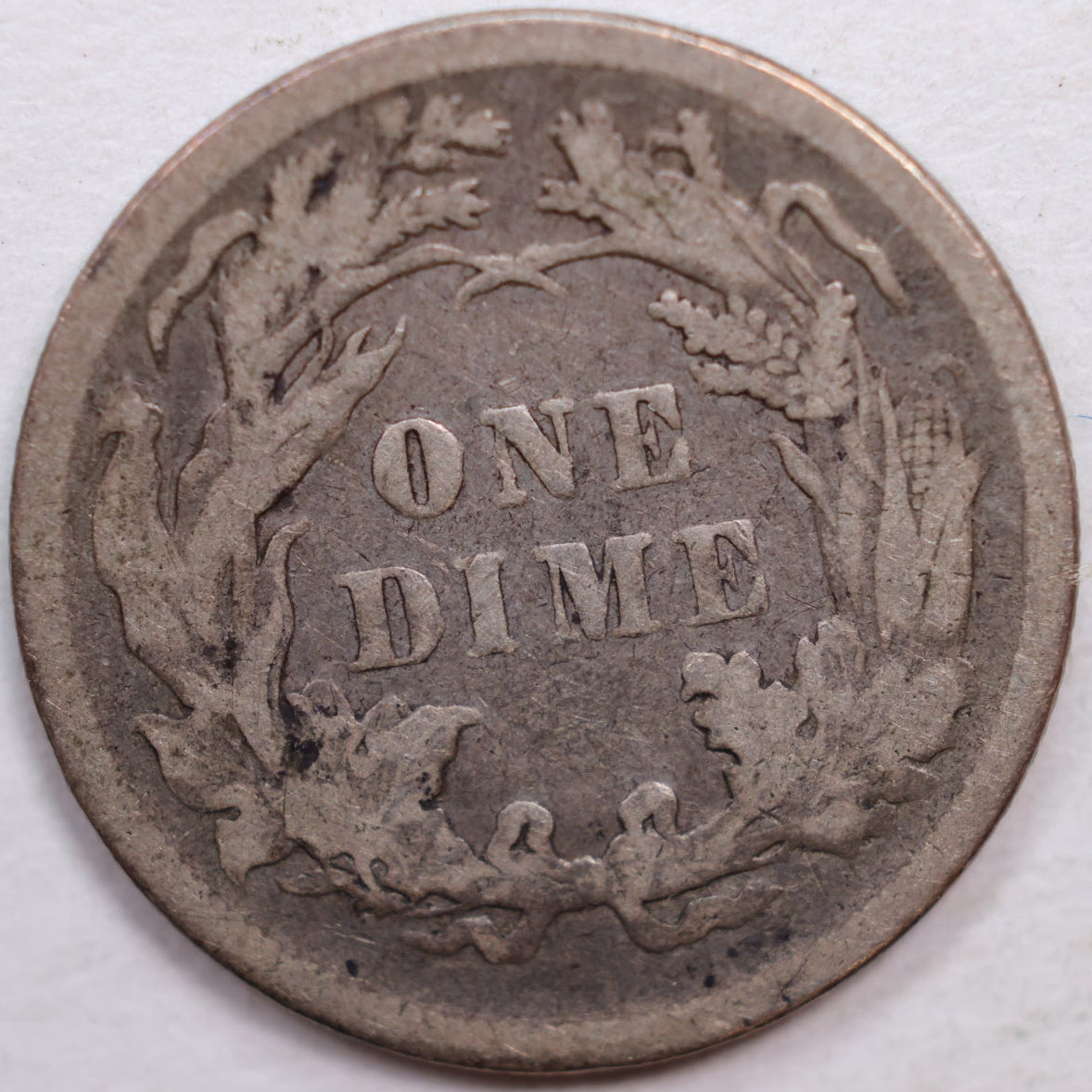 1886 Seated Liberty Dime, Fine+ Circulated Coin, Store #DE797