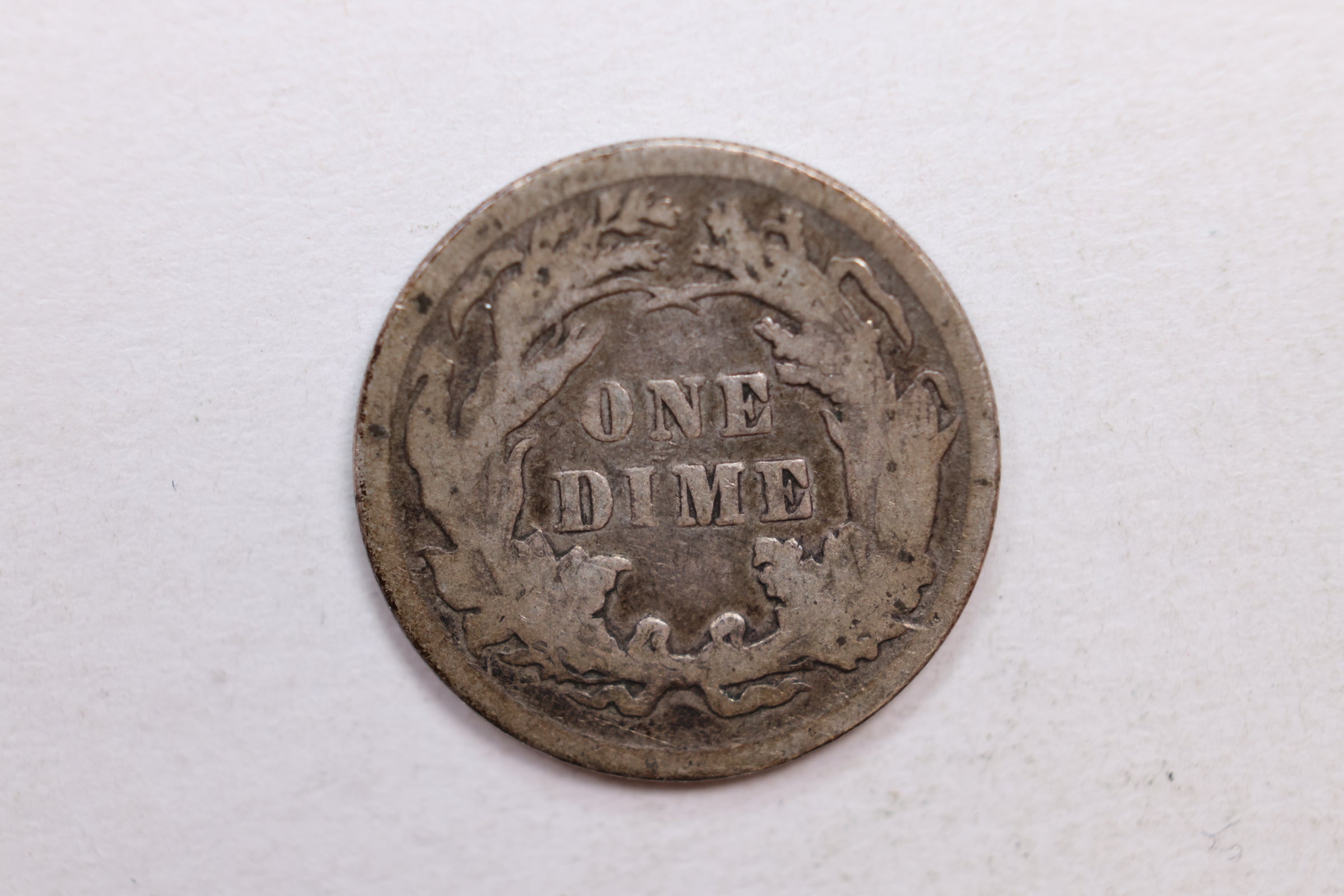 1887 Seated Liberty Dime, Fine Circulated Coin, Store #DE798