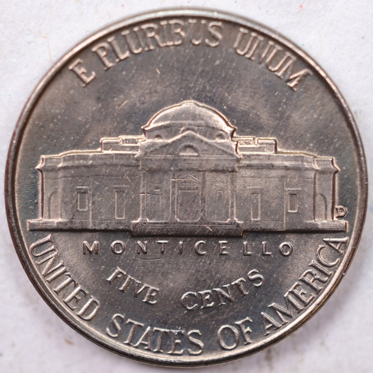 1953-D Jefferson Nickel, Uncirculated coin, Store #UN953D