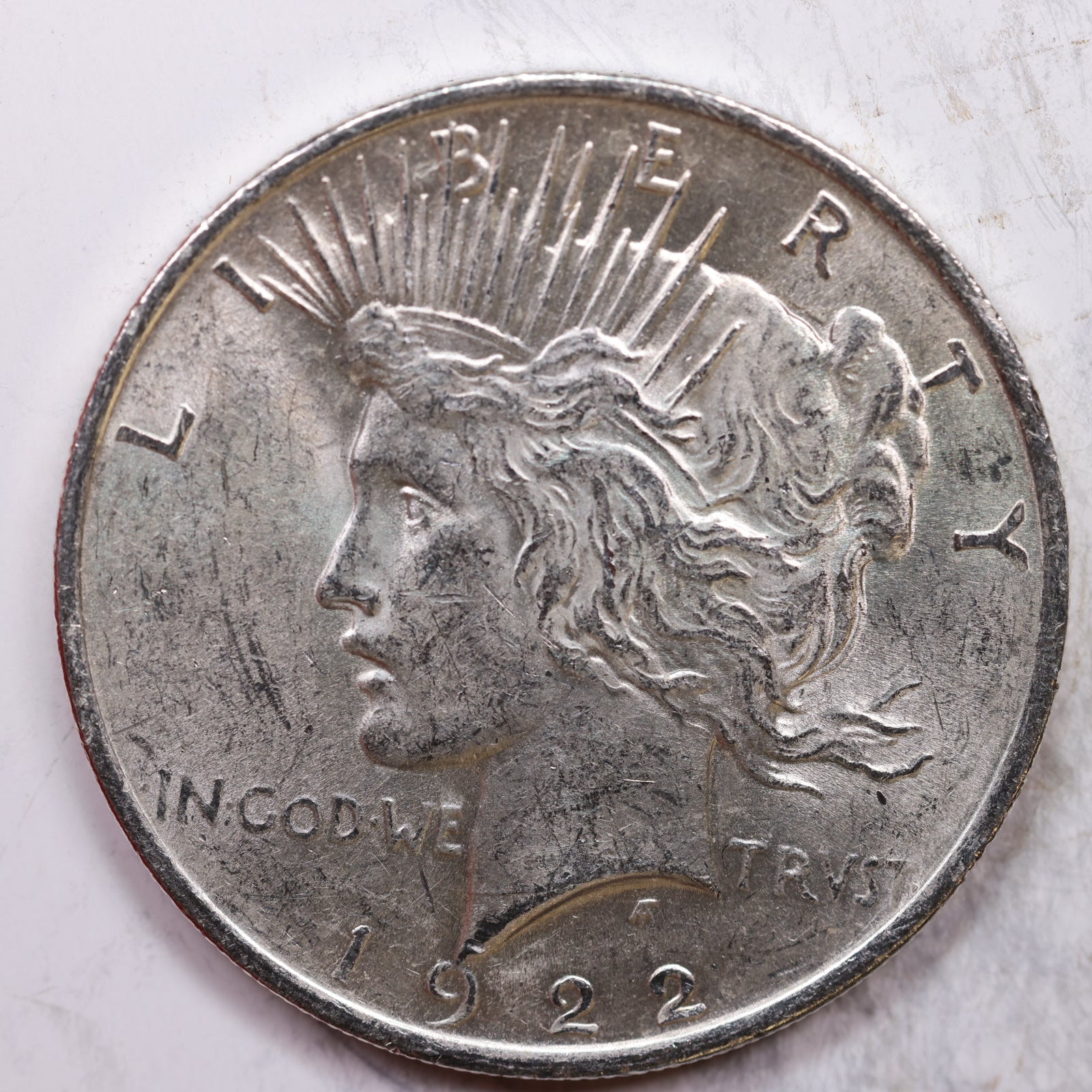 1922 Peace Silver Dollar, Uncirculated Coin, Store Sale #DR0295