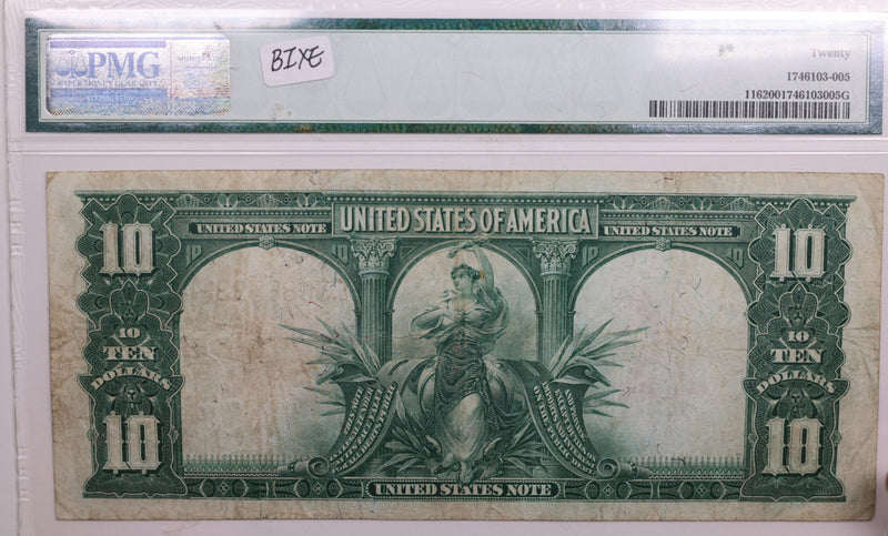 1901 $10 Legal Tender., FR#116., PMG VF-20., Store #GLT014