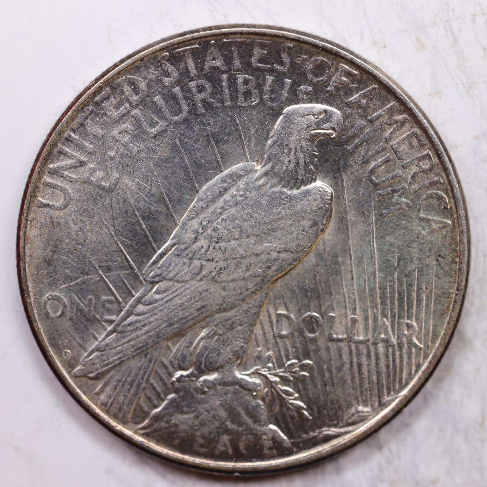 1923-D Peace Silver Dollar, Mint State Uncirculated Coin, Store Sale #DR0313