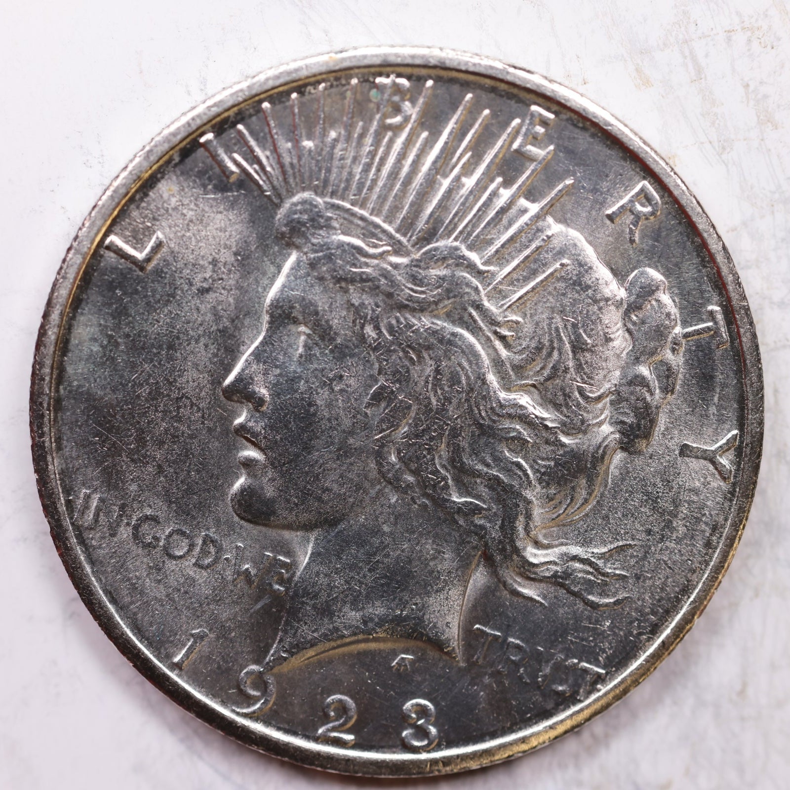 1923-S Peace Silver Dollar, Mint State Uncirculated Coin, Store Sale #DR0314