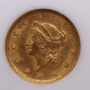 1851 Liberty Head Gold Dollar., NGC MS-62., Store Sale