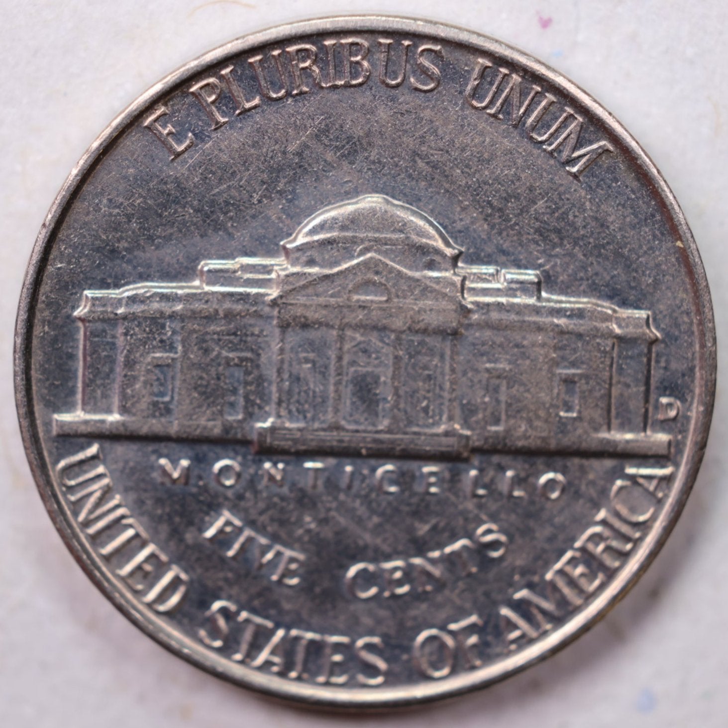 1958-D Jefferson Nickel, Uncirculated coin, Store #UN958D