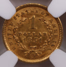 1851-O Liberty Head Gold Dollar., NGC MS-62., Store Sale