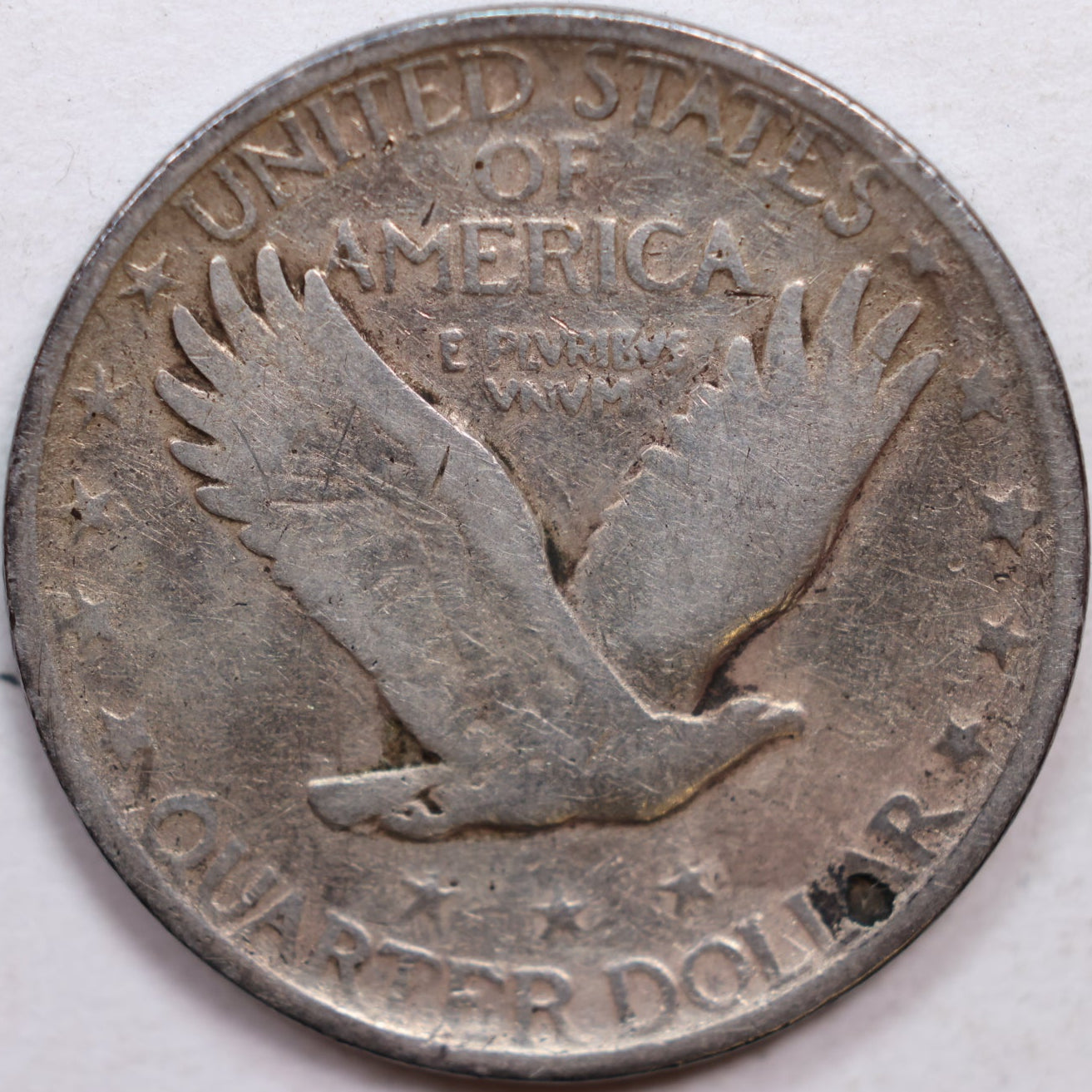 1919-D Standing Liberty Silver Quarter, Good+ Circulated Coin, Store #QR1055