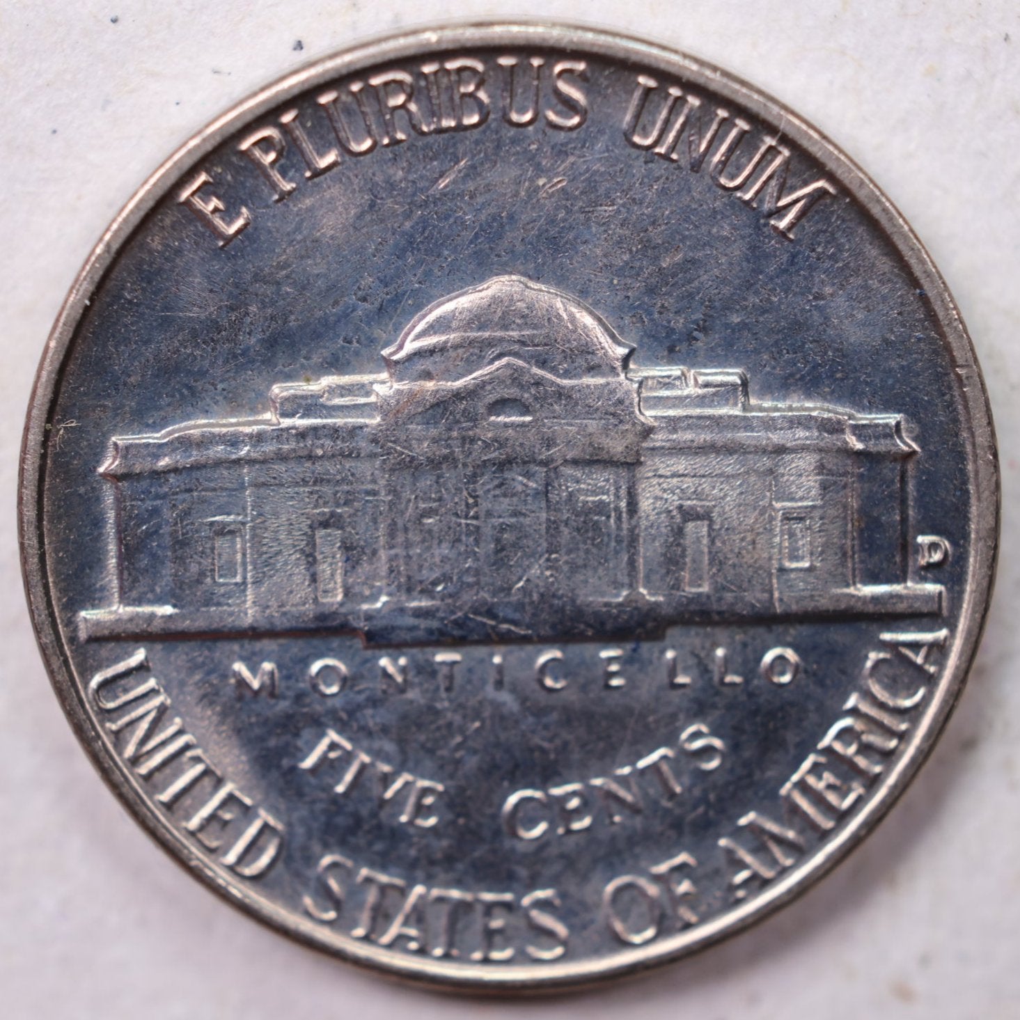 1960-D Jefferson Nickel, Uncirculated coin, Store #UN96OD