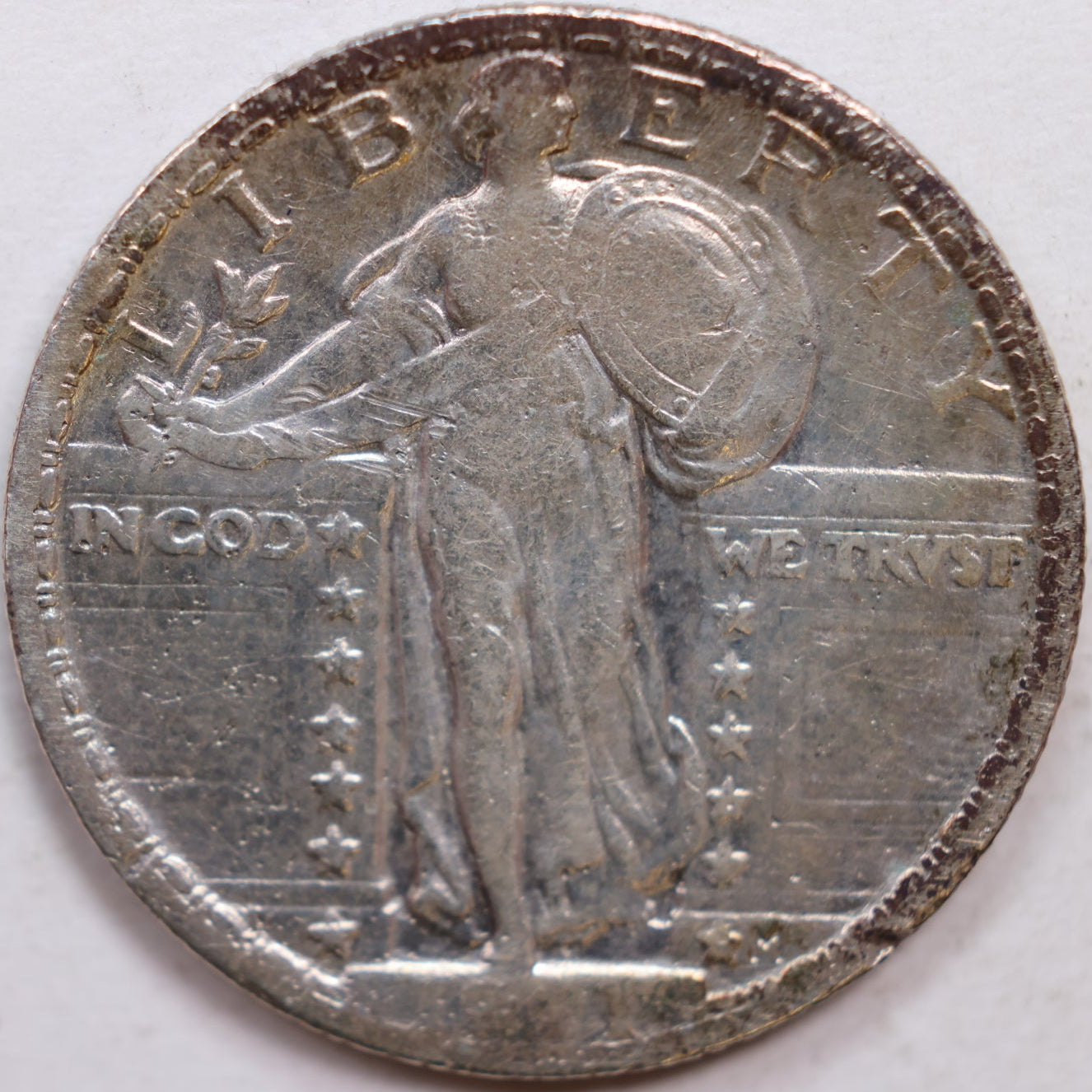 1921 Standing Liberty Quarter, Very Fine Circulated Coin, Details, Store #QR1059