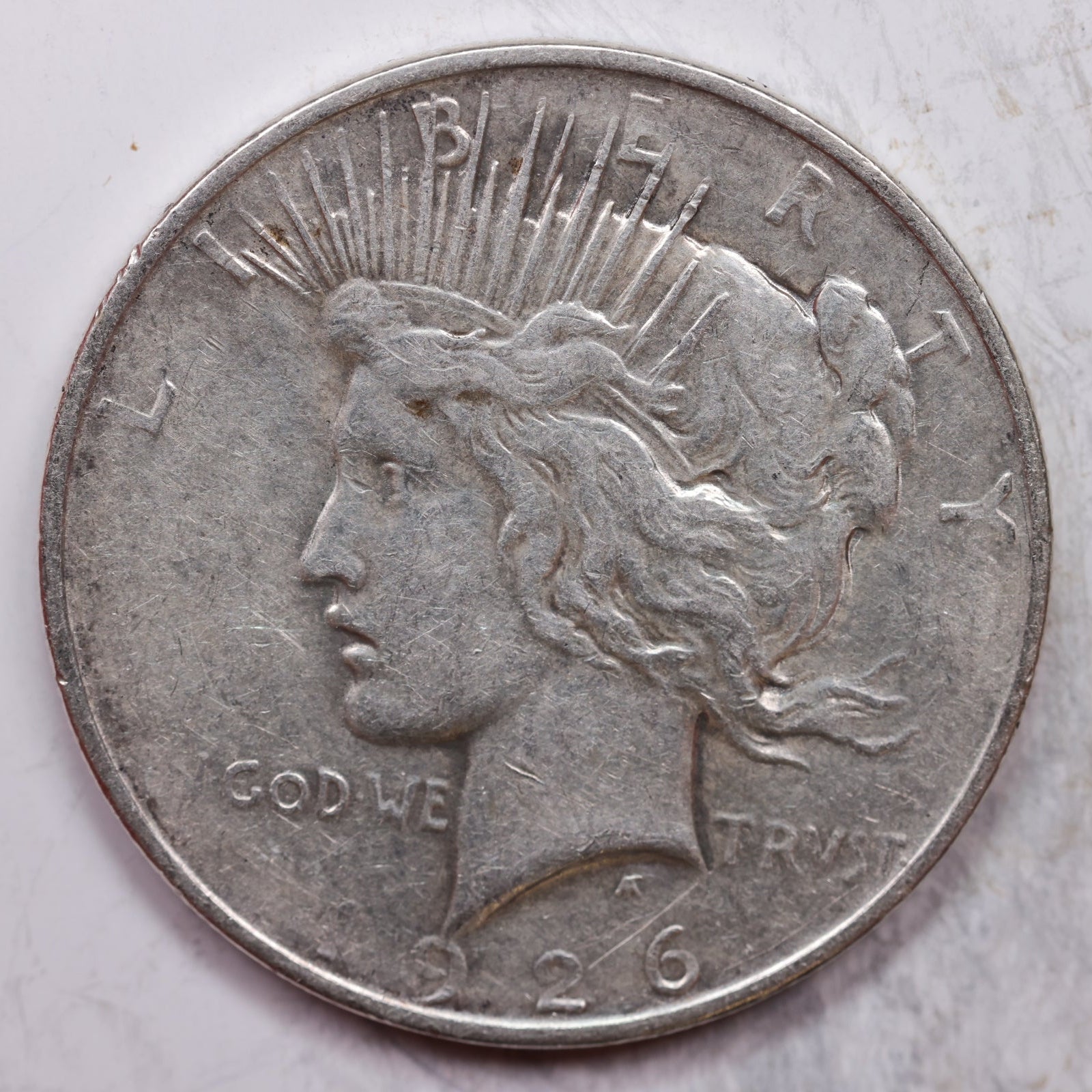 1926-D Peace Dollar, Very Fine Circulated Coin, Store #DR0330