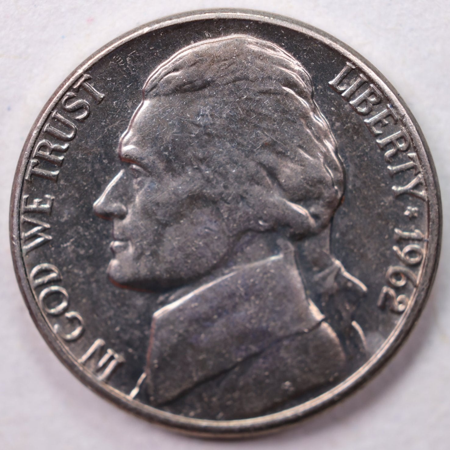 1962-D Jefferson Nickel, Uncirculated coin, Store #UN962D