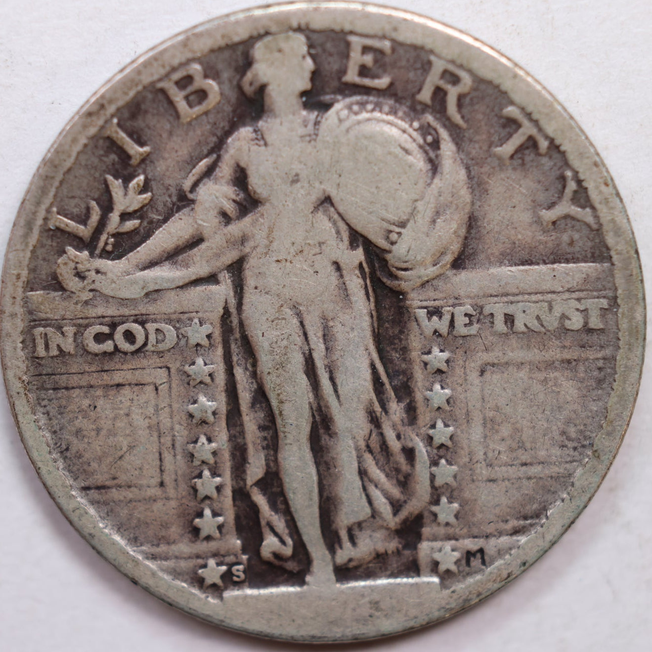 1923-S Standing Liberty Quarter, Good Circulated Coin, Store #QR1060