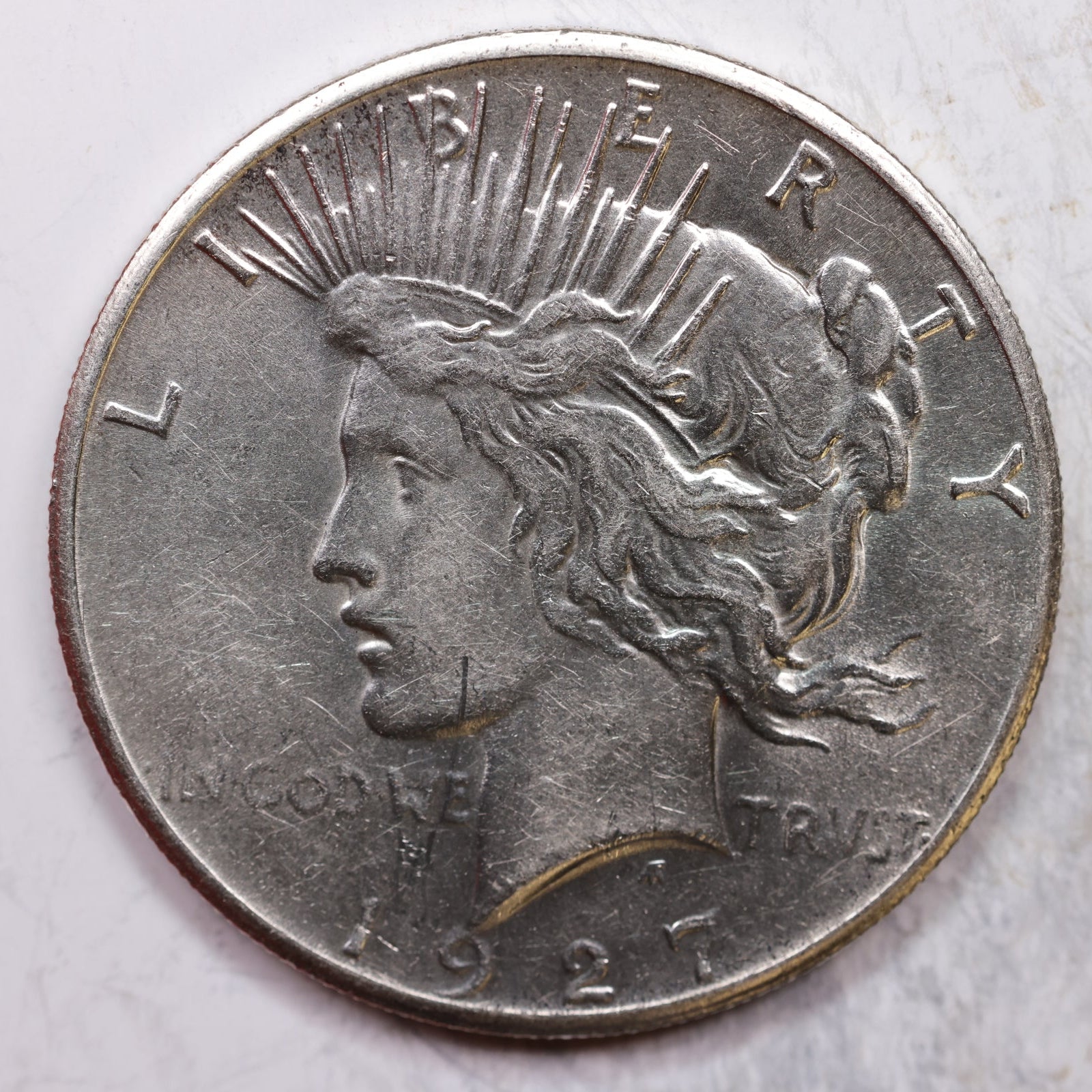 1927 Peace Dollar, Uncirculated Coin, Store #DR0339