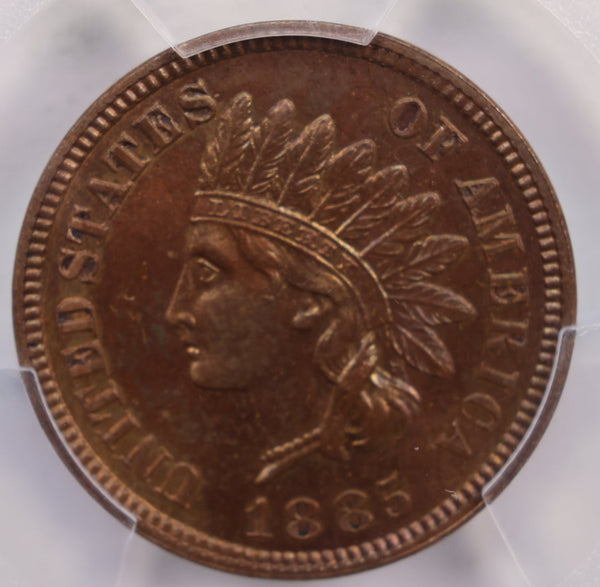 1885 Indian Head Cents., PROOF STRIKE., PCGS PR65 Brown, Store #GSCT001