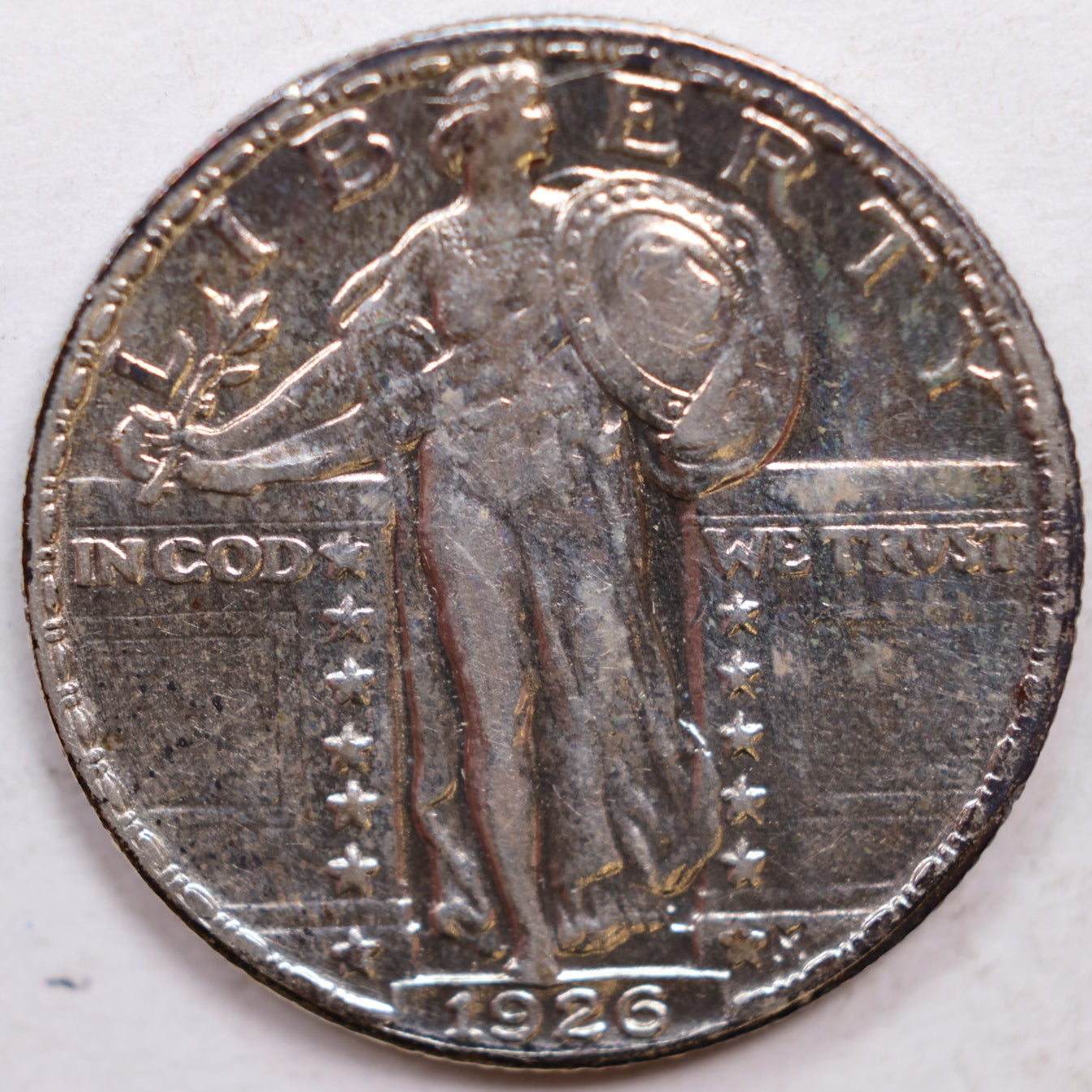 1926 Standing Liberty Quarter, Extra Fine Circulated Coin, Details, Store #QR1067