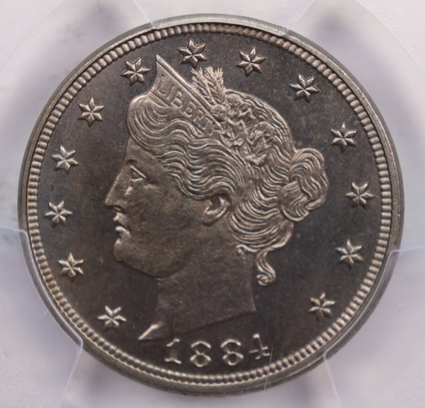 1884 Liberty Nickel., GEM PROOF., PCGS PR65., Store #GNL003