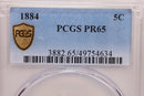 1884 Liberty Nickel., GEM PROOF., PCGS PR65., Store
