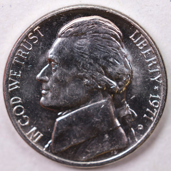 1971-D Jefferson Nickel, Uncirculated coin, Store #UN971D