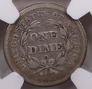 1840-O Seated Liberty Dime., No Drape., NGC F-15., Store Sale